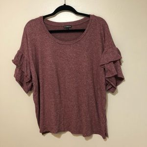 Express Ruffle Sleeve Tee